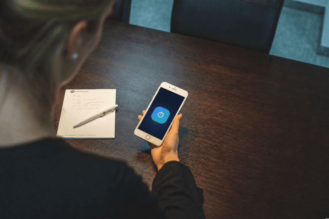 Mobile App Ansicht von Boost-Your-Time